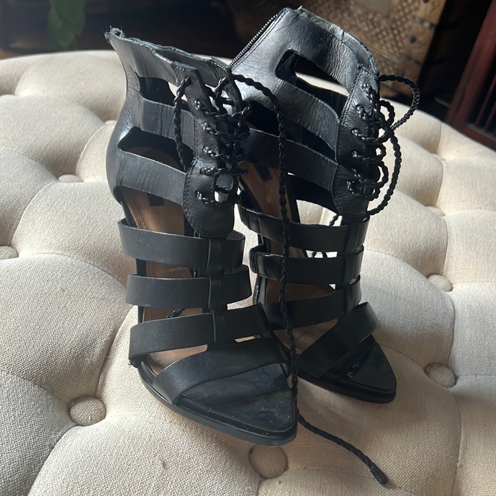Schutz heeled gladiator sandals